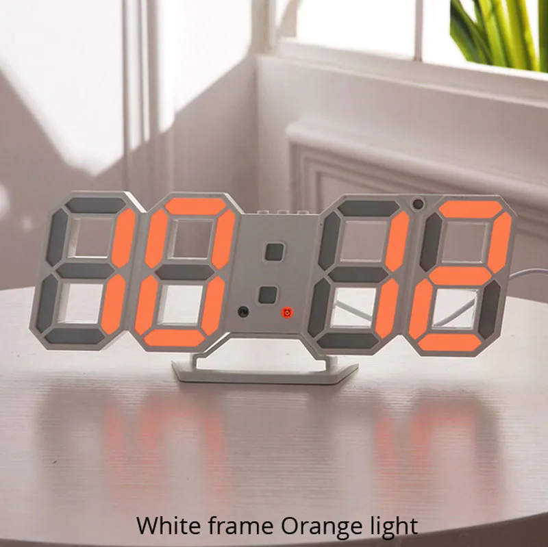 1 Stk. Digitale 3d Led-uhr, Schlafzimmer, Led-uhr Heimdekor, Kostenloser  Versand Neue Benutzer