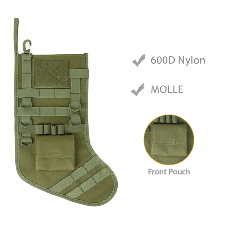 Тактическая Сумка Molle для рождественских чулок, сумка для хранения, сумка для хранения, сумка-Органайзер, сумка для охотничьих журналов