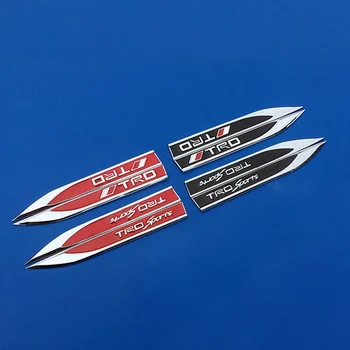 

1 Pair 3D Car Logo Modified Side Marker Sticker-Blade Logo Body Sticker Side Marker Special Tail Mark