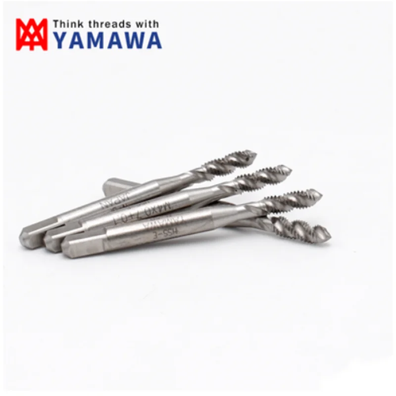 ヤマワタップM16 (5本)M14 (5本)10本セット 1PCS YAMAWA HSSE Metric Spiral Fluted Tap M1.4 M1.5 M1.6 M1