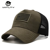 VATLTY Mesh Cap for Men High Quality Cotton Tactical Outdoor Caps Summer Breathable Baseball Cap Male Sports Accessories 1