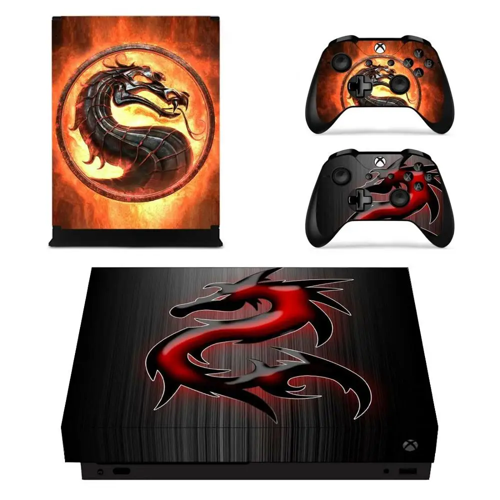 Наклейка s mmoral Kombat X для Xbox One виниловые наклейки на кожу наклейка крышка Adesivo one