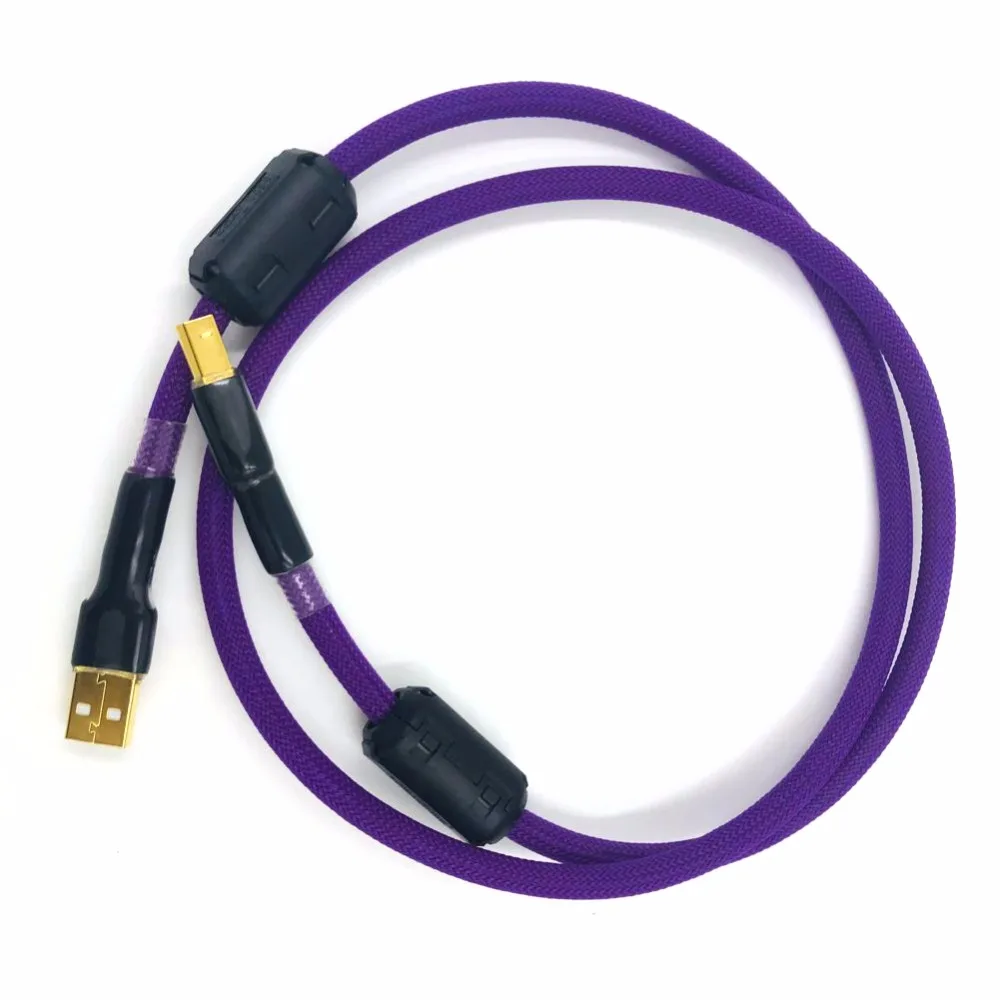 Haldane HIFI 7N OCC однокристальный медный USB кабель DAC A-B цифровой USB 2,0 Тип A-B мужской аудио кабель