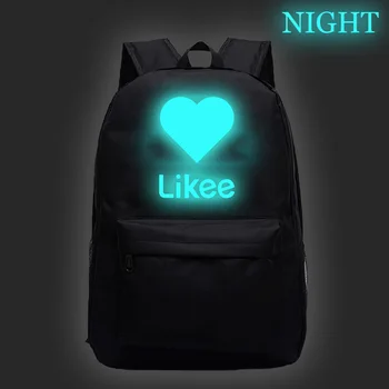 

Likee Live School Bag for kids Backpack Likee Luminous backpack boys Girls Back to school gift Backpack Teenage Mochila