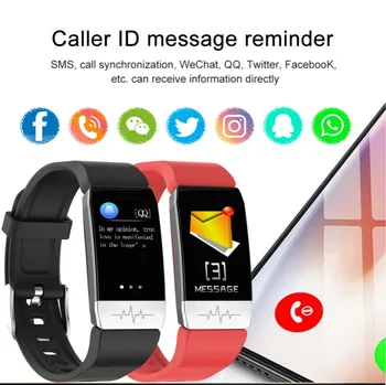 

T1 Smart Watch Blood Pressure Temperature Measurement ECG Smartwatch Heart Rate Blood Oxygen Temperature Monitoring Wristbands