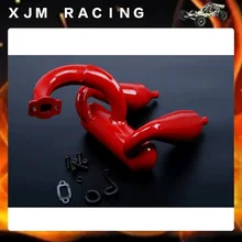 Двойная выхлопная труба для 1/5 losi 5ive-T ROVAN LT KM-X2 DDT ③ гоночный грузовик rc запчасти для автомобилей