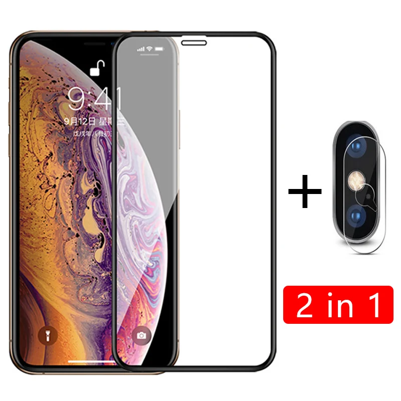 case for apple iphone se 2020 2 11 pro max xs mas xr x r s cover tempered glass screen protector coque i phone camera lens film | Мобильные