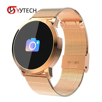 

SYYTECH OLED Q8 Smart Watch Metal Band Step Counter Call Reminder Heart Rate Monitoring Smart Bracelet Phone