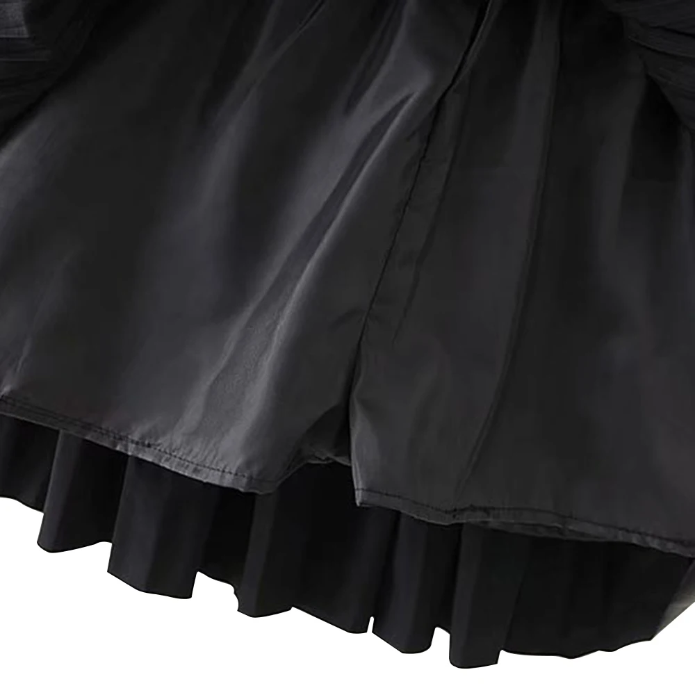 Однотонные юбки из искусственной кожи, Женская юбка из искусственной кожи, черные женские элегантные плиссированные мини-юбки с эластичной резинкой на талии, женские юбки с подкладкой