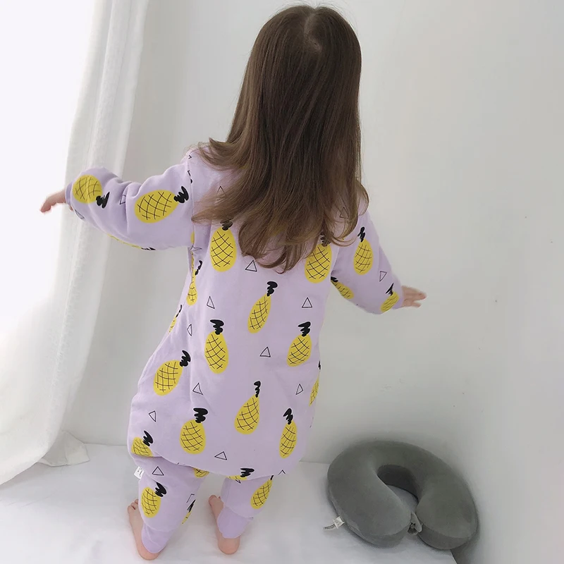 New Winter Girls Jumpsuits Cartoon Animal Boys Overalls Cotton Baby Rompers Thicken Warm Children Sleepwear For Kids 1-4 Years