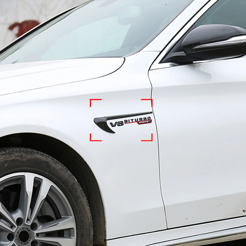 Для Mercedes Benz C E S CLS класс W204 W205 W212 W213 W222 C257 C43 C63 E43 E63 AMG автомобильный крыло флюгер эмблема наклейки значок