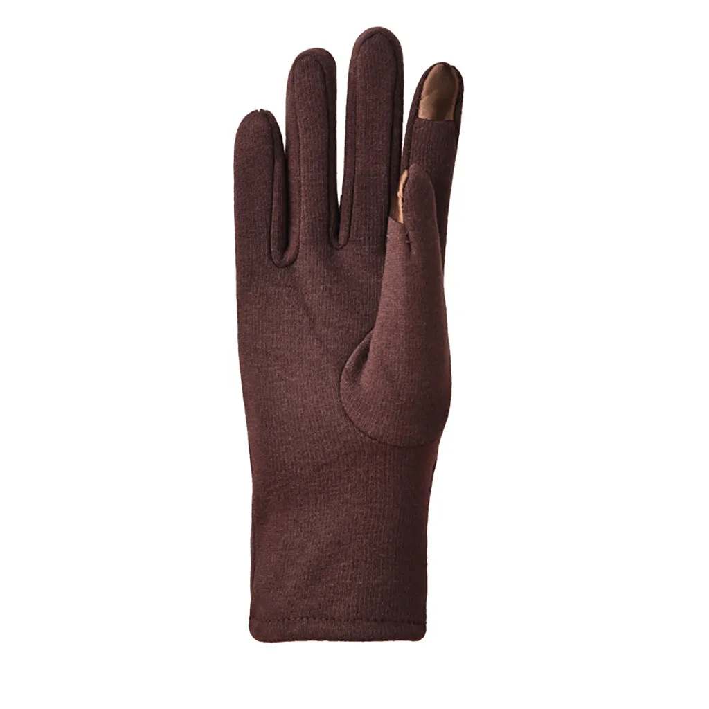 Новые женские бархатные кашемировые перчатки на палец, зимние теплые варежки с мягкой подкладкой, Элегантная Дамская перчатка с отделкой# LR1