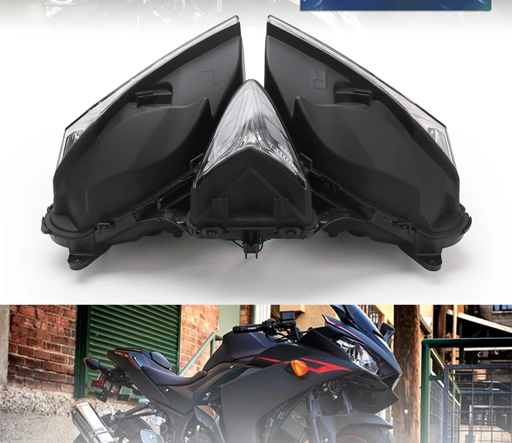 Мотоциклетная фара для YAMAHA YZF R25 R3 ангел демон глаз HID проектор фара YZF-R25 R3 HID Ангел глаз 2013