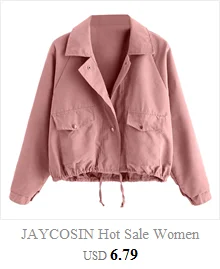 JAYCOSIN Warm Winter Women  Collar Hooded Coat Jacket Denim Trench Parka Outwear Spring Coat Women Wool Long Coat 2019