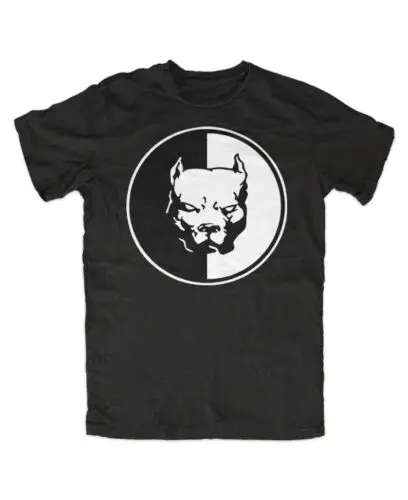 Pitbull Party T-Shirt Black Dog Fun- show original title | Мужская одежда