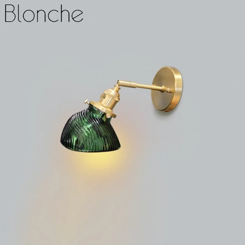 Настенный светильник Blonche стеклянная лампа E27 для спальни гостиной кухни