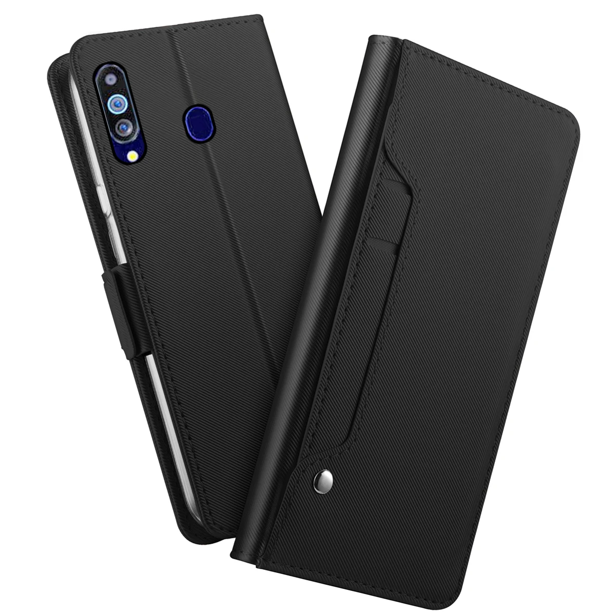 Чехол для UMIDIGI A5 Pro из искусственной кожи с поворотным слотом для карт зеркальная откидная крышка-подставка для кошелька для UMIDIGI A5 Pro чехол с магнитной пряжкой