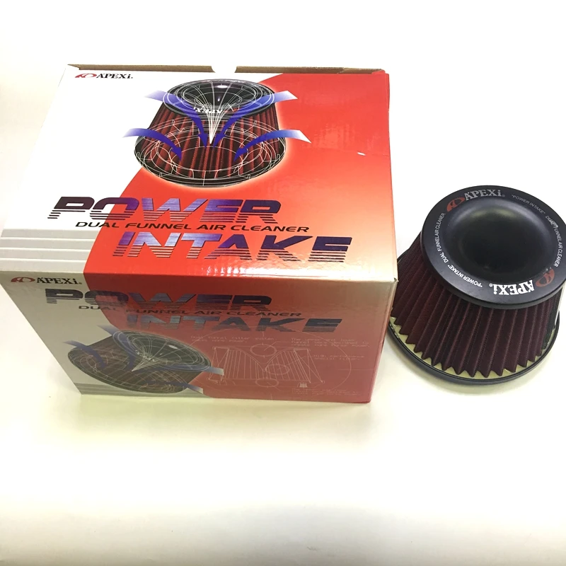 Air Filter Aluminum Tube Kits Air Filter 76MM Intake Cold Intake Kits Universal 3inch