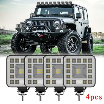 

Spotlight Car Modified Work Light Lamp DC12-80V & Bracket Waterproof MINI