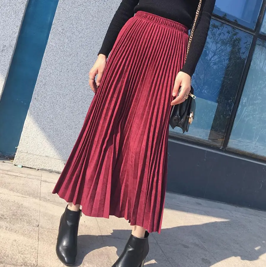 fall 2019 pleated skirts