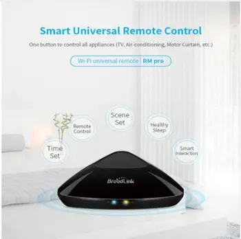 

2019 Newest Broadlink RM Pro+ Smart Home Automation WIFI+IR+RF Univeral Controller for iOS Android