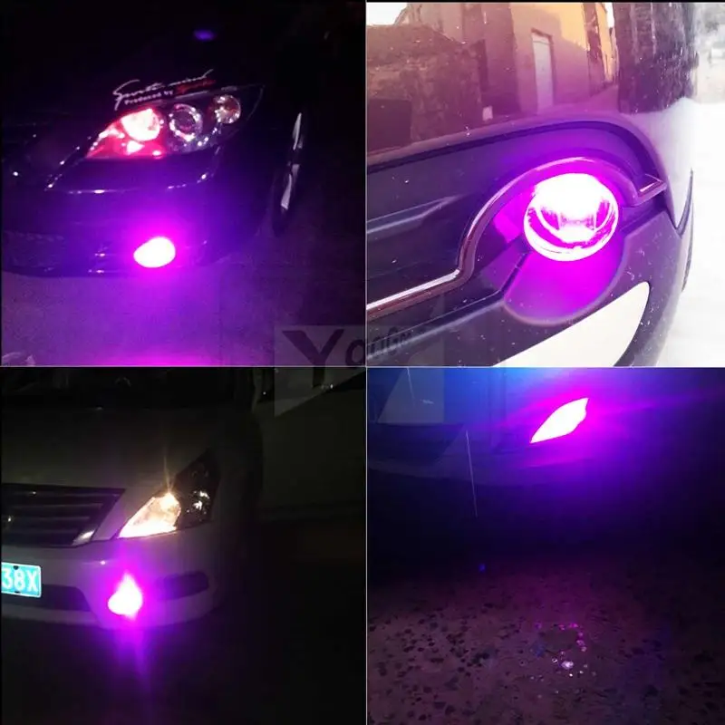 YaaGoo Для H8 106SMD Противотуманные фары H11 лампы Грузовик фиолетовый прочный светодиодный Супер авто 2 шт
