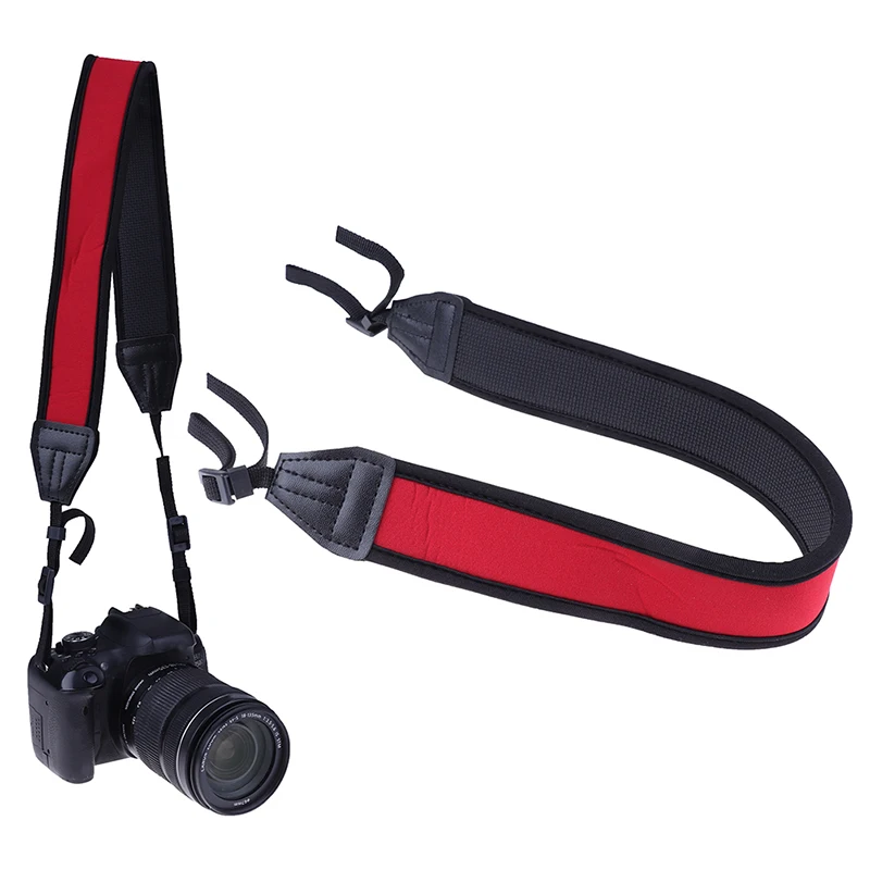 Universal Camera Shoulder Neck Strap Adjustable Cotton Leather Belt For Sony Canon Nikon DSLR Cameras Accessories Part | Электроника