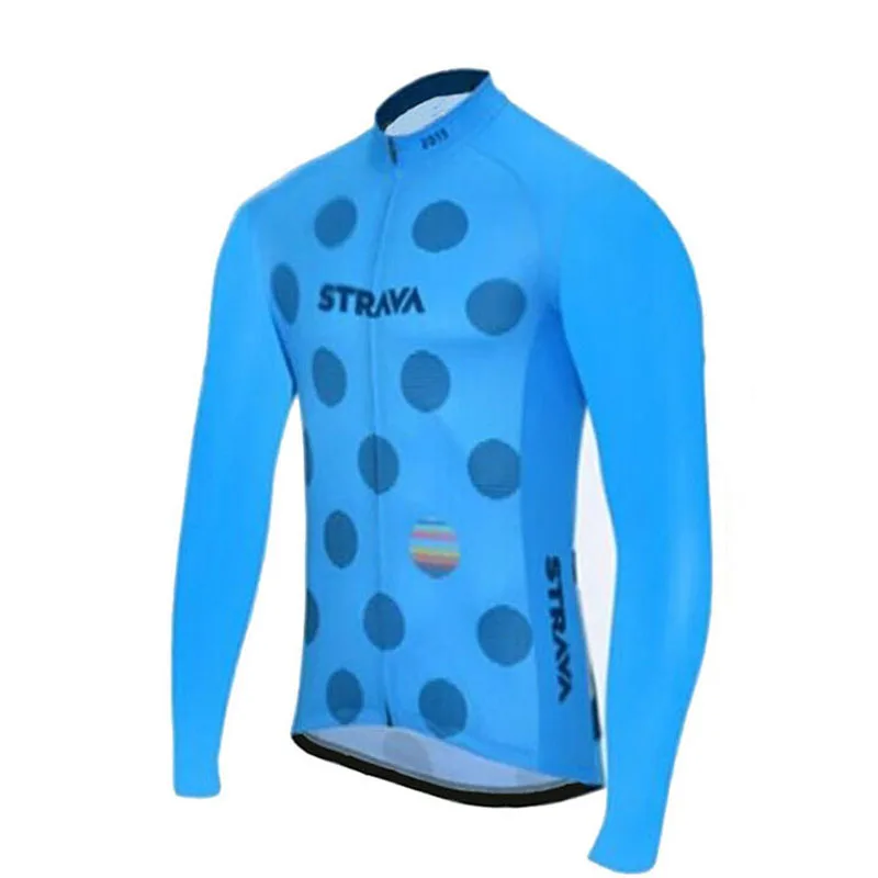 8 STRAVA велосипедная майка для мужчин Mtb велосипед Bicicleta Pro Team спортивная одежда Ropa Camisa Майо Ciclismo с длинным рукавом Джерси Одежда - Цвет: 8
