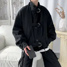 

Street Trend Versatile Student Handsome Autumn Winter Korean Fashion Functional Style Loose Jacket Jaket Men