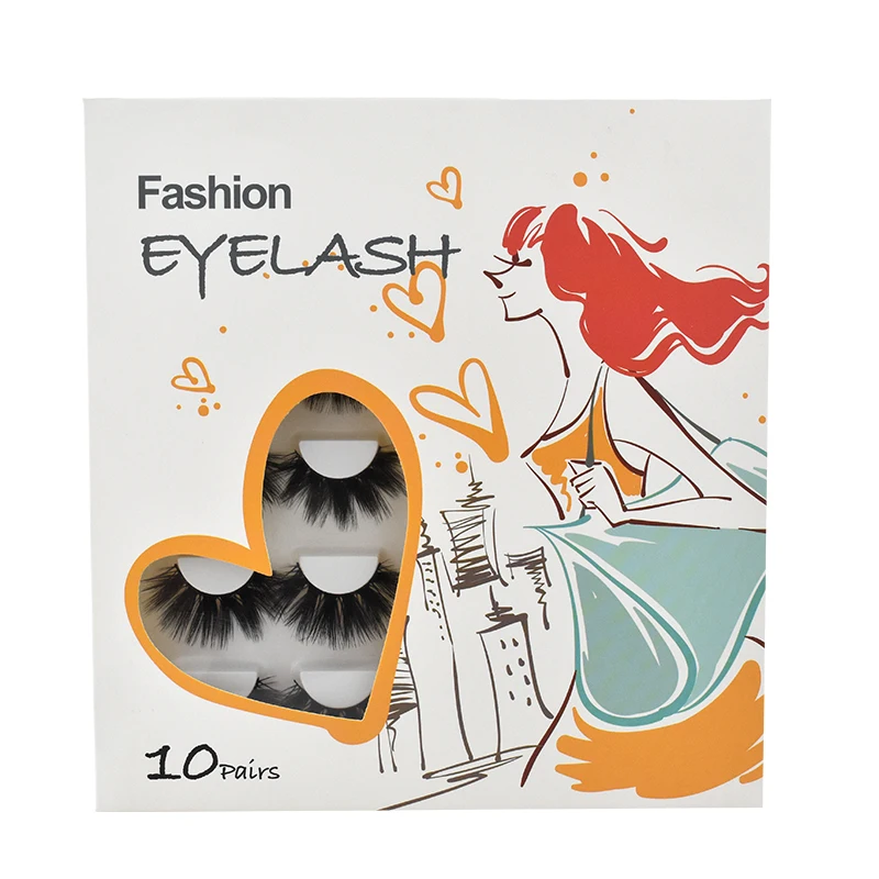 SEXYSHEEP; 10 пар в комплекте; носки для 25 мм 3D норковые ресницы натуральные длинные накладные ресницы объем Накладные ресницы макияж расширение ресницы «maquiagem»