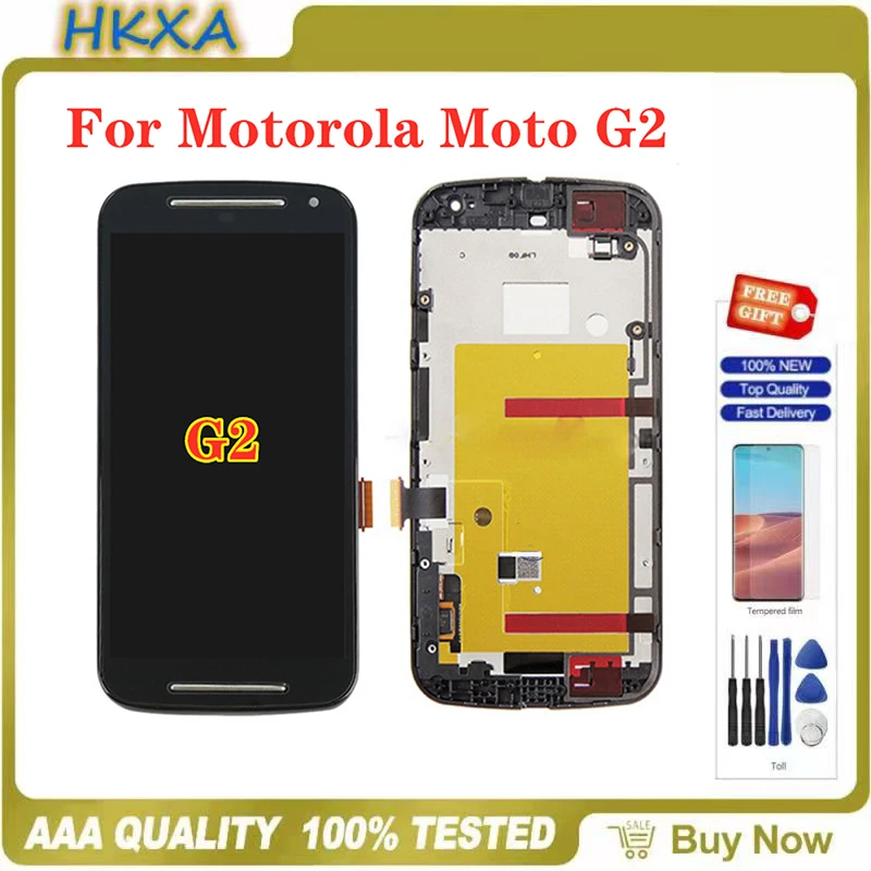 LCD Screen For Motorola Moto G2 XT1063 XT1064 XT1068 LCD Display Touch  Screen Digitizer Assembly + Frame For Moto G2 Display|Mobile Phone LCD  Screens| - AliExpress
