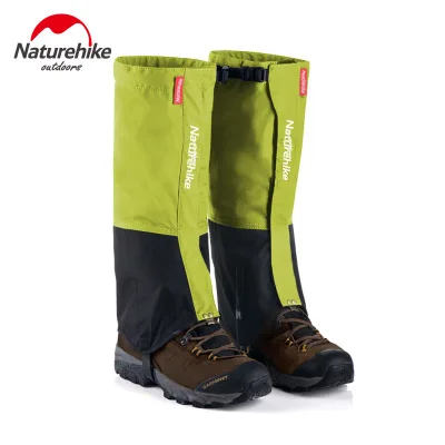 Man yellow Naturehike водонепроницаемые Зимние гетры для пеших прогулок на открытом воздухе, походные леггинсы для прогулок, мужские и женские гетры, грязевые непромокаемые чехлы для обуви - Цвет: Man yellow