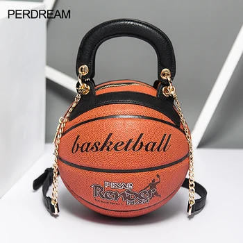 

Round bag female 2020 new trend female bag basketball shape personality creative hand shoulder chain oblique cross bag