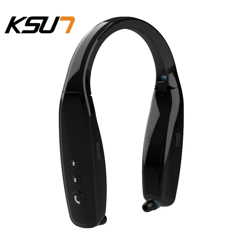 KSUN KSX-BT66 Bluetooth гарнитура беспроводной Спорт Бег Уши висячие шеи Android Apple универсальная рация Национальный