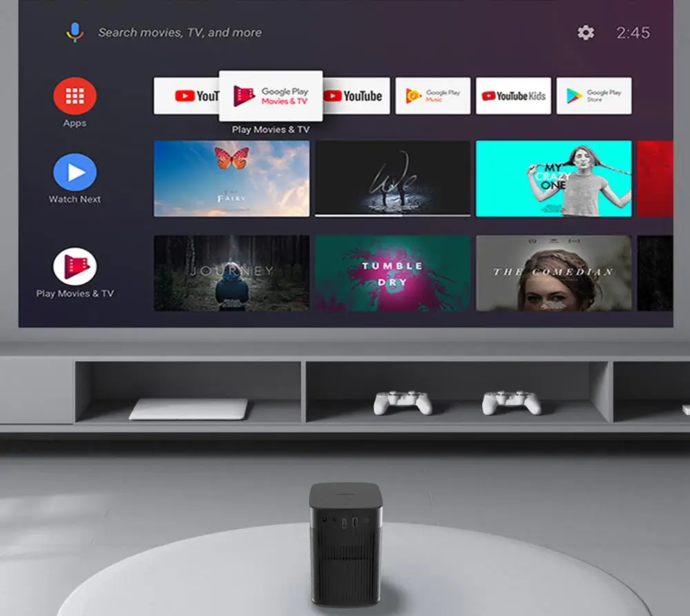 XGIMI Halo DLP мини проектор Android 9 0 Wifi Портативный Поддержка 4K 3D домашний кинотеатр с