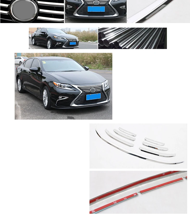 Lsrtw2017 Abs бамперная решетка средняя сетка планки для Lexus ES200 250 300h аксессуары для интерьера
