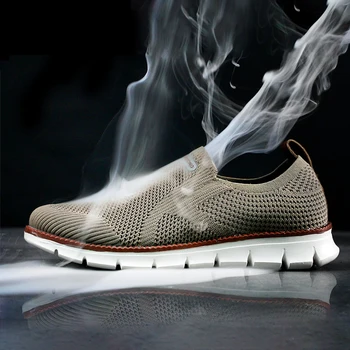 

Casual Shoes For Men Loafers Shoes Trend Walking Shoes Mesh Men Sneakers Openwork Shoes Men Vulcanize Shoes Popular Board Shoes