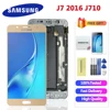 Can Adjust J7 LCD Display For Samsung Galaxy J7 2016 J710 J710H J710FN J710F J710M /DS Screen Touch Digitizer Frame Housing ► Photo 1/6