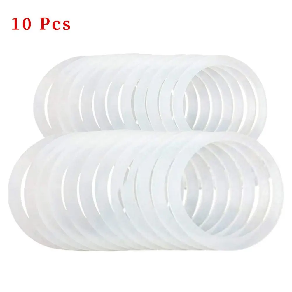 10PCS Silicone Sealing Rings Gaskets rubber stoppers For Leak Proof Regular Mouth Jar Lids Accessories Silicone Sealing Ring Supplies