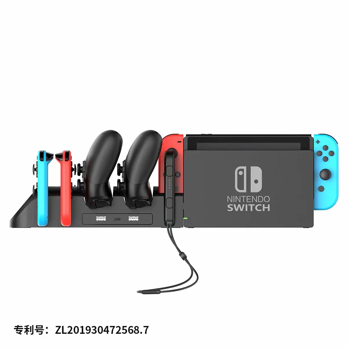 IPEGA PG-9187 светодиодный зарядная док-станция для NS Switch Joy-Con для контроллера Switch PRO