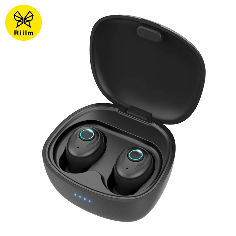 Riilm tws мини портативные bluetooth наушники TWE40 настоящие беспроводные стерео наушники с водонепроницаемой bluetooth-гарнитурой IPX5