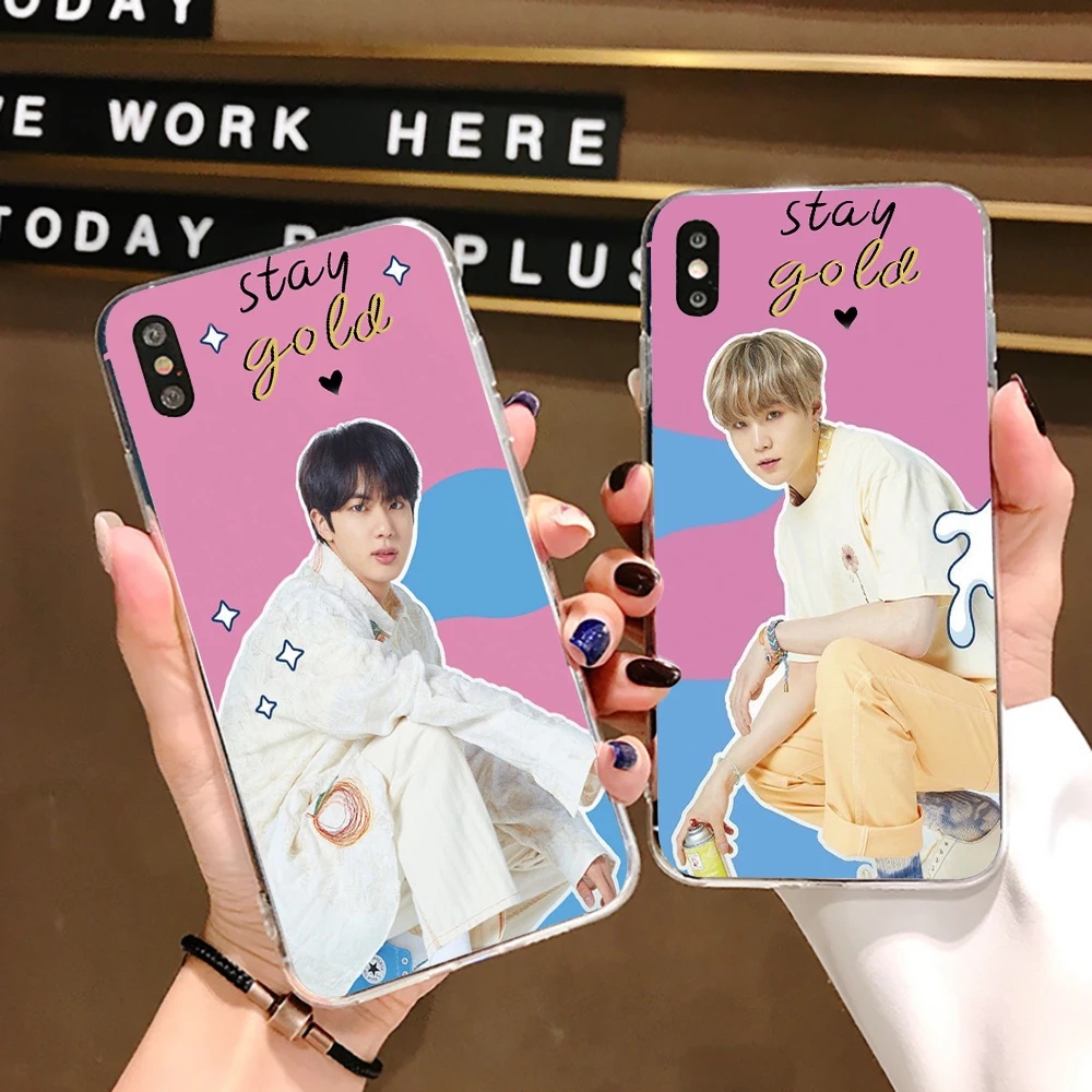 Прозрачный мягкий чехол для телефона iphone 11 SE X 7 XR XSMA 11Pro 11ProMax kpop основная песня