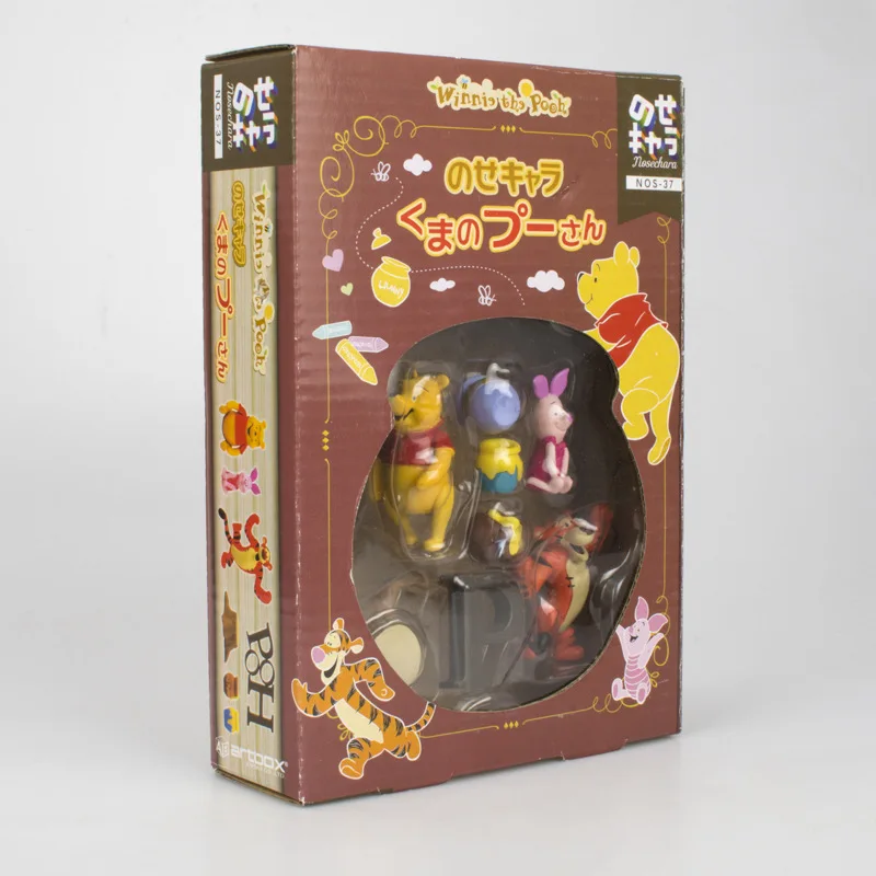 Игрушка Дисней Винни Пух тигровый поросенок Pijie с медовой баночкой фигурки 2-5 см детские подарки на день рождения игрушки украшения 5DW