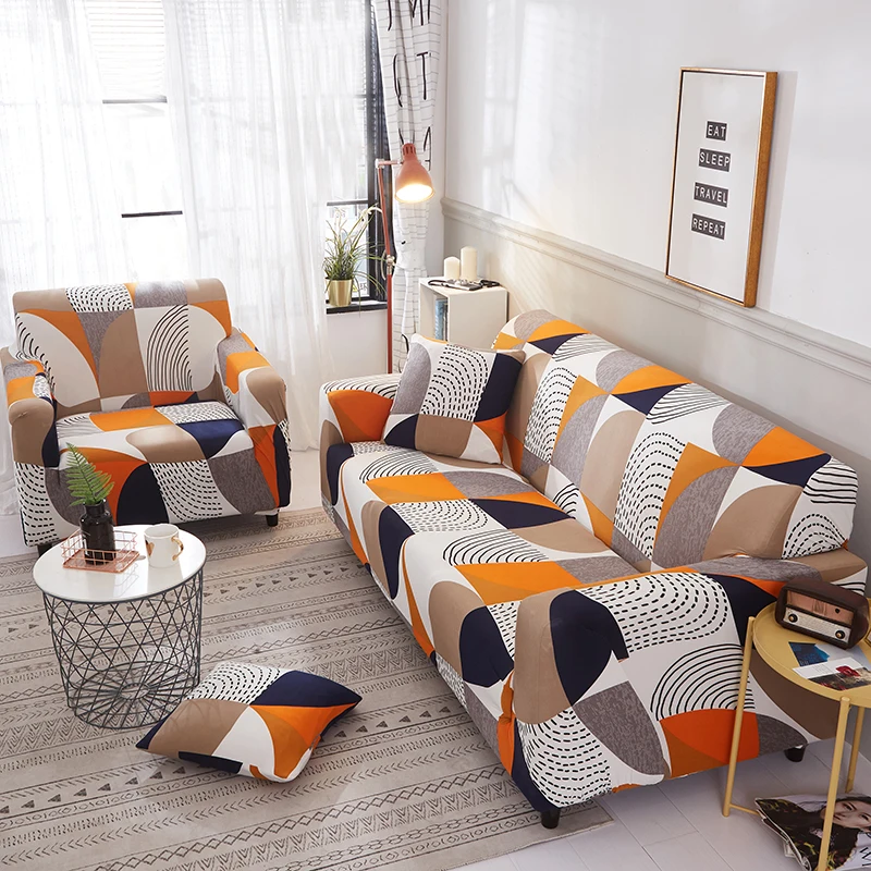 SlipcoverElasticitySofaCoverSetNonslipLShapesCouchCover