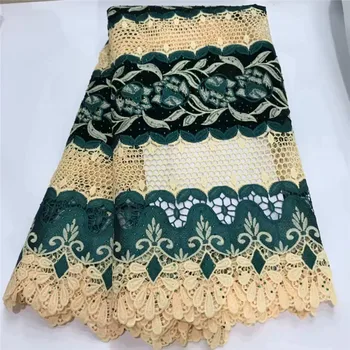 

African Lace Fabric With Stones Velvet 2019 green Latest Fabric High Quality Velvet Tulle Sequins Lace Fabric Dress df14-81