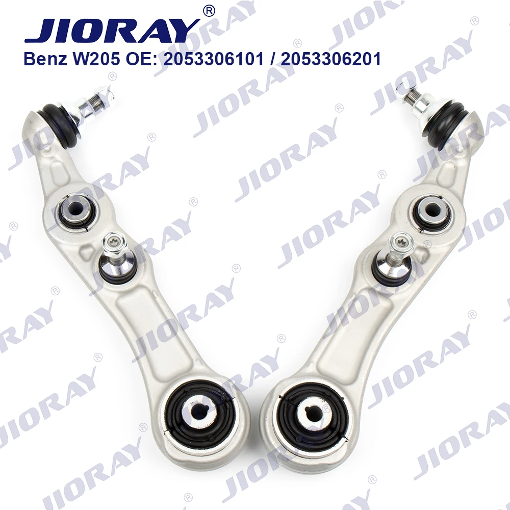 

JIORAY Pair Front Lower Suspension Control Arm Straight For Mercedes Benz C-Class W205 T-Model S205 2053306101 2053306201