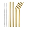 8Pcs Gold C