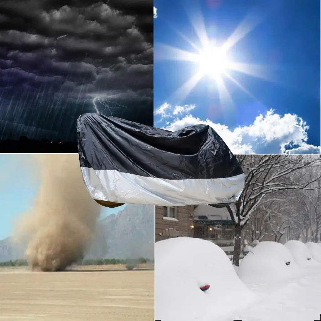 Professional Motorcycle Cover Waterproof Oxford Cloth Scooter Protector L