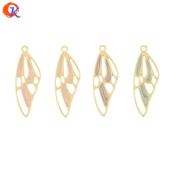 

Cordial Design 100Pcs 13*36MM Jewelry Accessories/Hand Made/Wing Shape/Paint Effect/Pendant/DIY Making/Charms/Earring Findings