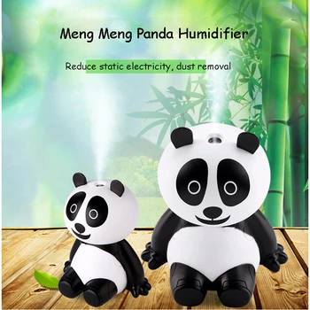 

DEKAXI Household 220 Ml Essential Oil Air Humidifier Panda Fragrance Car Diffuser home USB Atomizer Atomizer with LED Night ligh